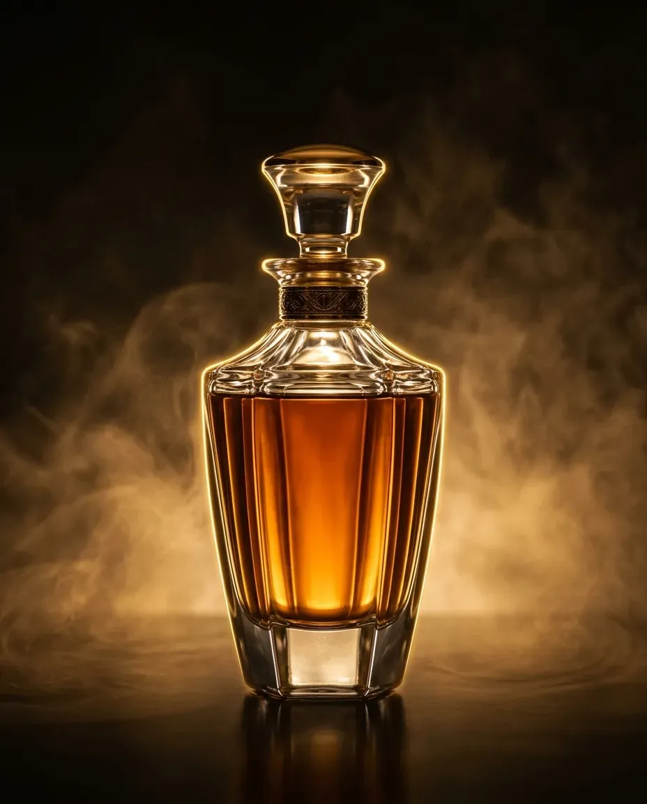 Produktfotografie Parfum mit Gegenlicht