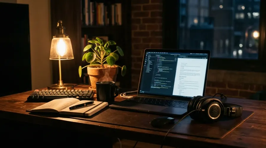 Lifestyle Workspace Kopfhörer Lampe