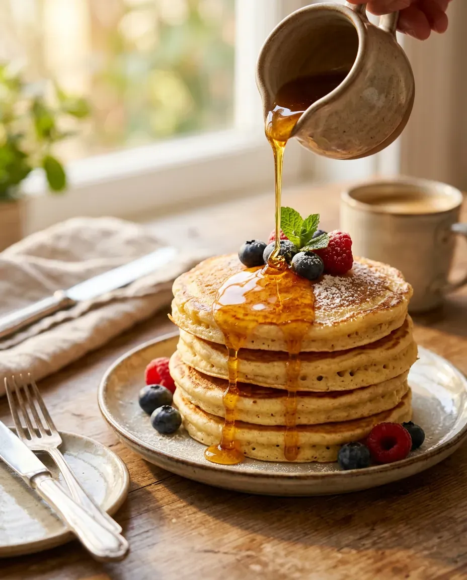 Foodfotografie Pancakes Honig