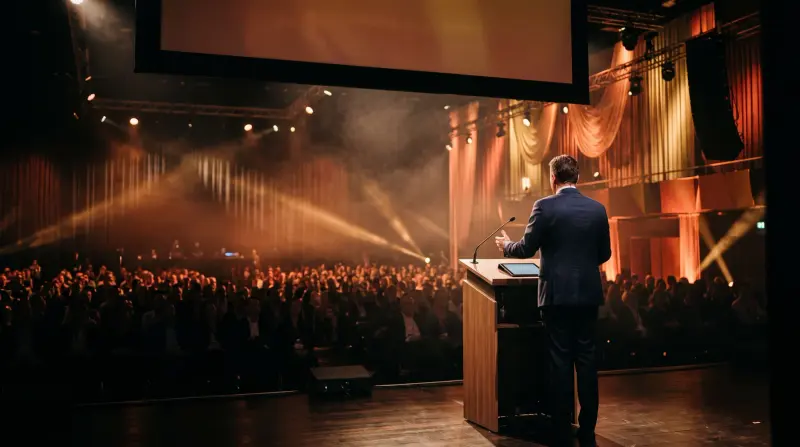 Eventfilm · Konferenzbühne – MidMat Studio Düsseldorf