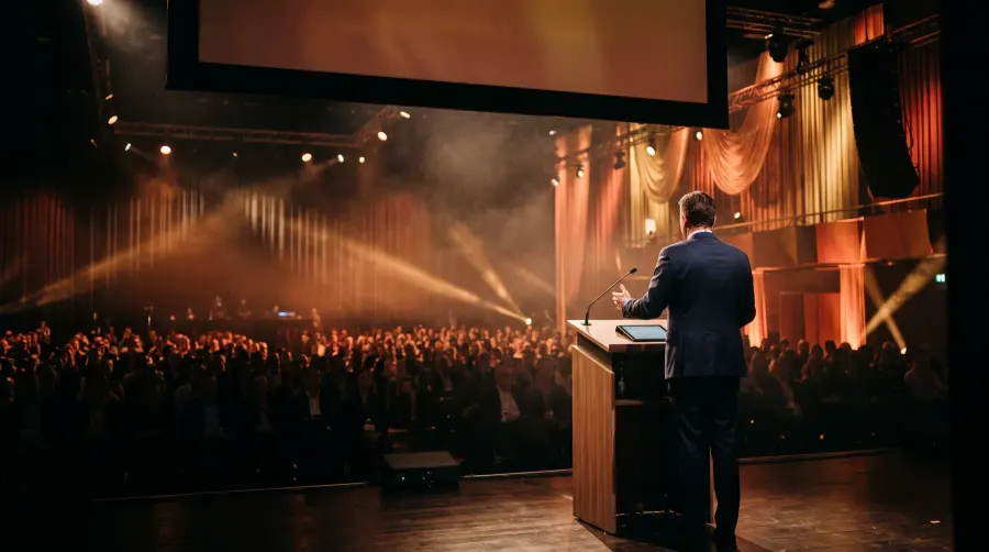 Eventfilm · Konferenzbühne – MidMat Studio Düsseldorf