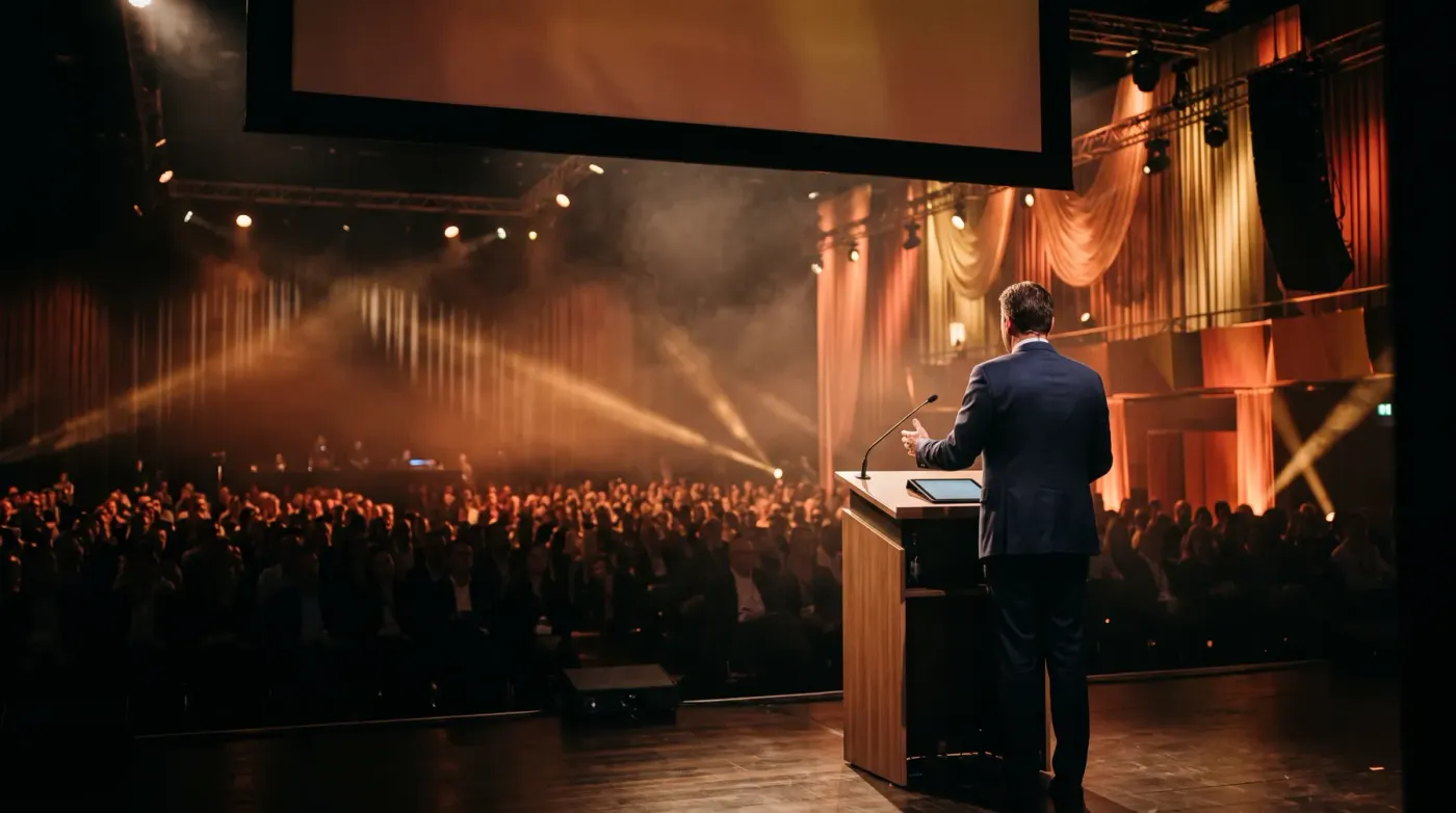Eventfilm · Konferenzbühne – MidMat Studio Düsseldorf