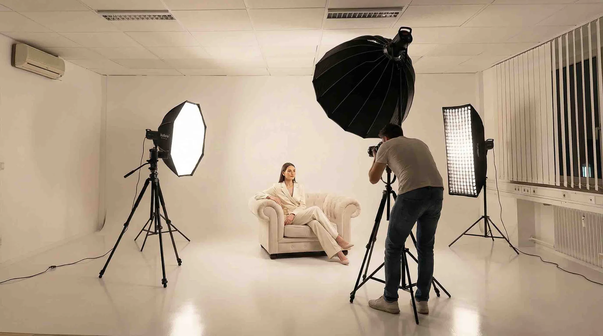 Shooting im Studio — Setaufbau, Licht und Kamera